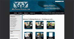 Desktop Screenshot of mypaperstock.com